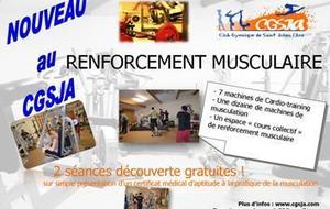 NOUVELLE ACTIVITÉ : Renforcement musculaire